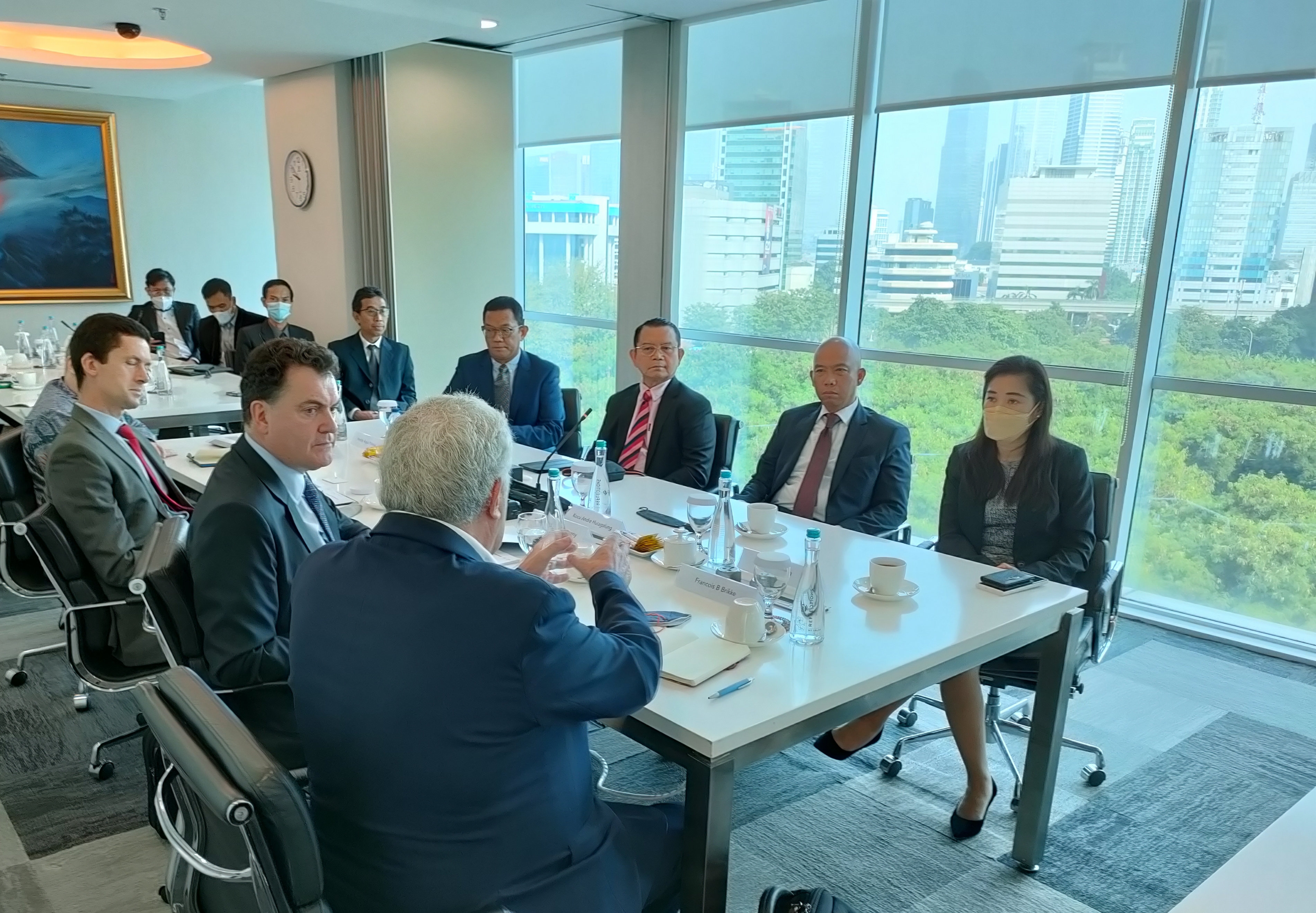 PT. MAIPARK Indonesia Reinsurance (MAIPARK) received a visit from the delegation of the Lord Mayor of London, Alderman Vincent Keaveny 